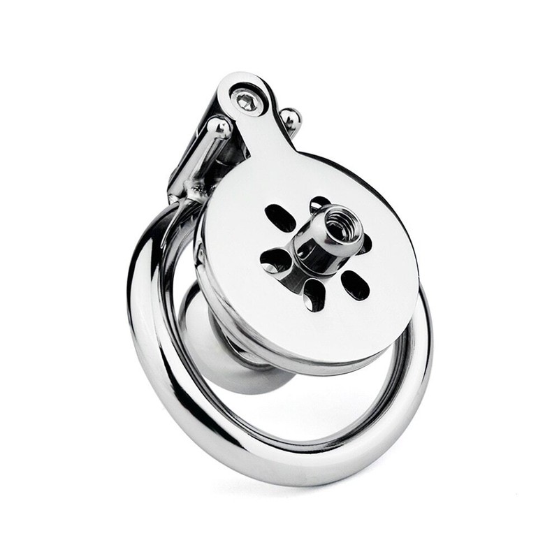 Sissy Hardcore Inverted Male Chastity Cage Key Lock Stainless Steel Device New