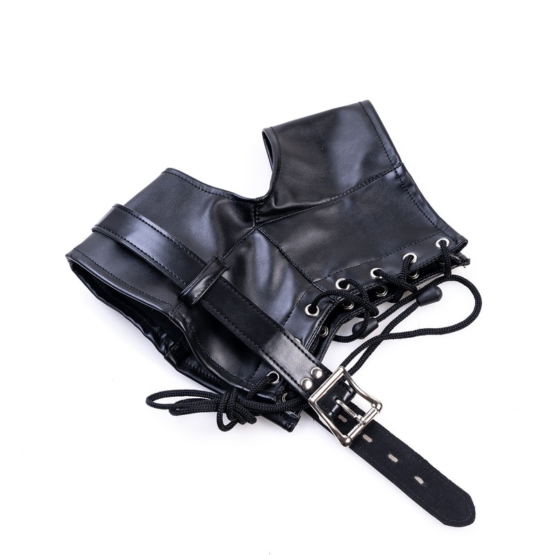PU Leather Performance Foot Ankle Cuffs Roleplay Props BDSM Adjustable Belt gallery