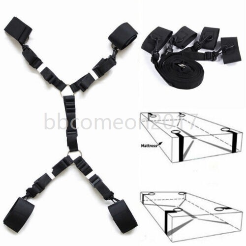 Bed Restraint Sex Toys Bandage Handcuffs Ankle Straps BDSM for Adult Slave Game