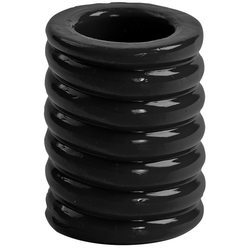 Stretchy Thick Cock Cage Penis Ring Sleeve Male Girth Enhancer Enlarger