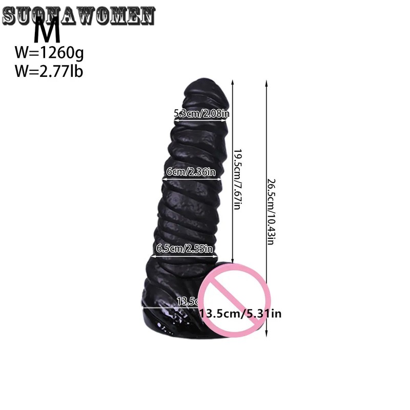 XXL Huge Soft Dildo Penetration Powerful Suction Cup Masturbation Dildo Sex Toys gallery