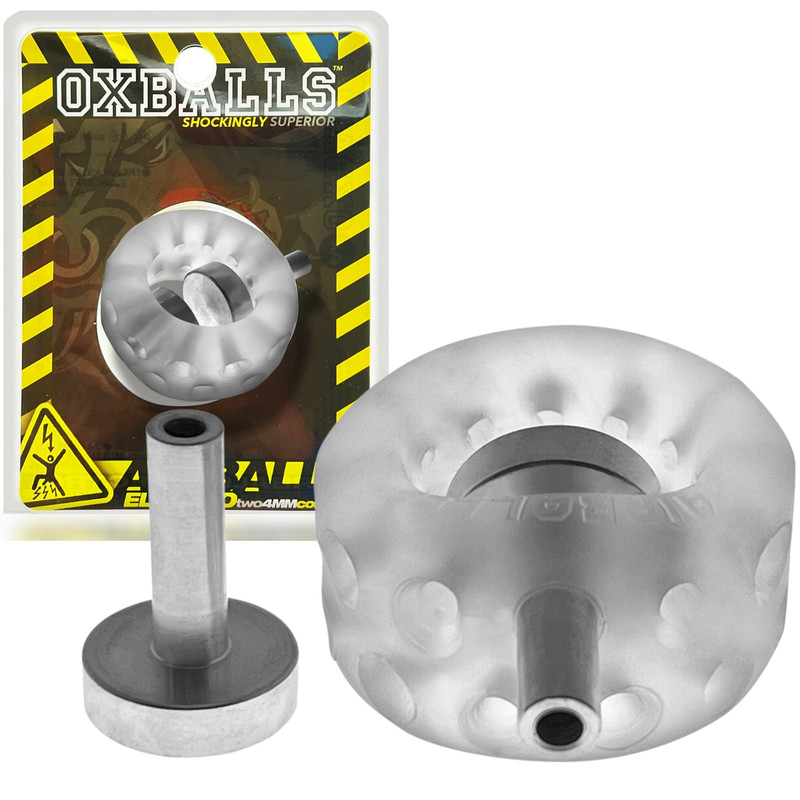 Lightweight Smooth Silicone Penis Sex Toy Balls Stretcher Electro-compatible