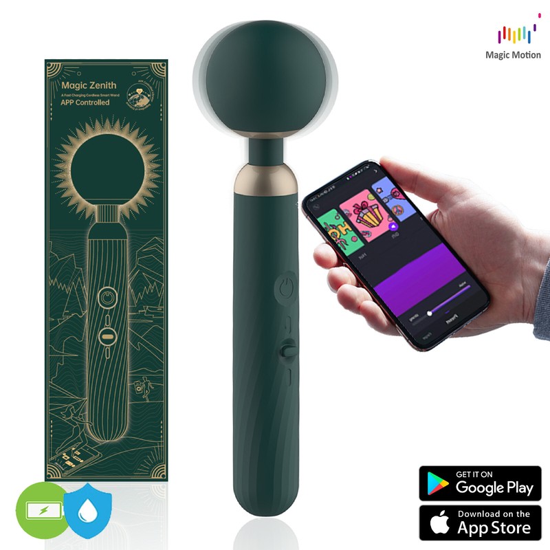 Magic Motion Magic Zenith – Cordless Smart Wand Vibrator App Controlled