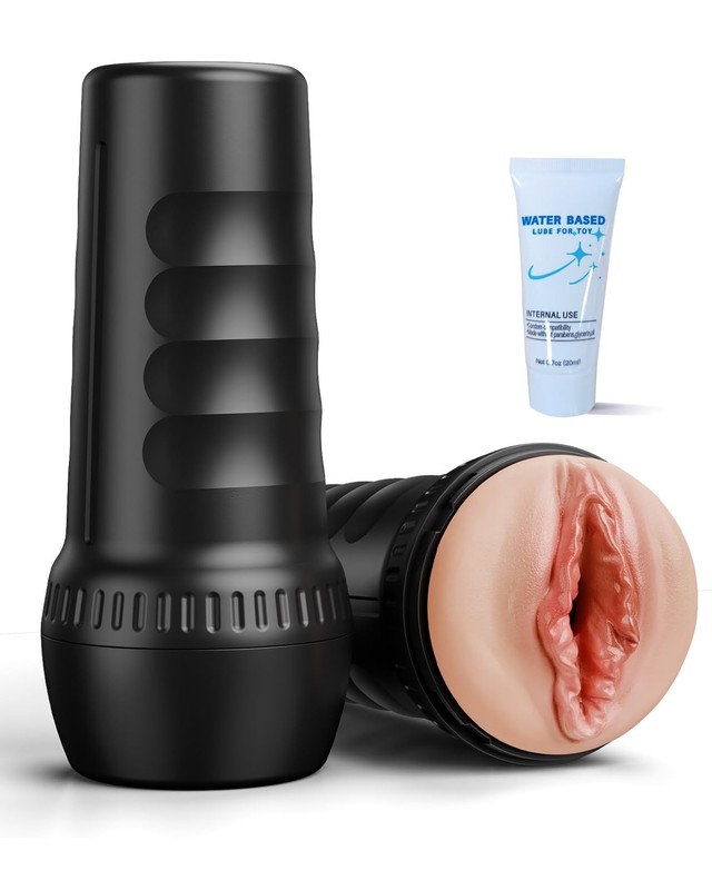 Male Sex Toy,Viigoo Realistic Pocket Pussy Sex Toy for Men with 6.7in Depth P…