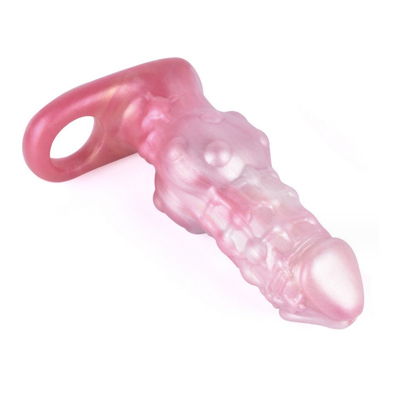 Big Knot Penis Sleeve Thick Sheath Enlargement Fantasy Penis Extension Sex Toy gallery