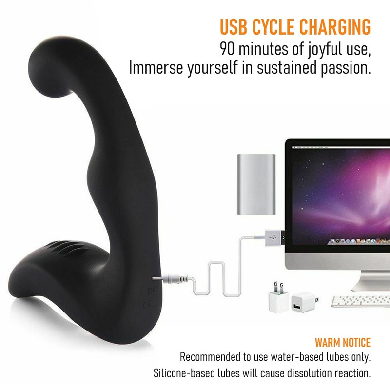 Remote Powerful Flapping Prostate Massager Dual Motor Male Waterproof Vibrators gallery