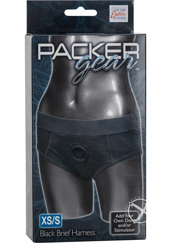 Packer Gear Black Brief Harness Xs/s
