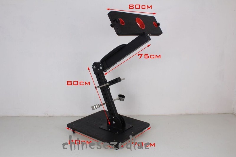 New Stand Metal Frame Female Slavers Torture Binding Restraint Training Hancuff gallery