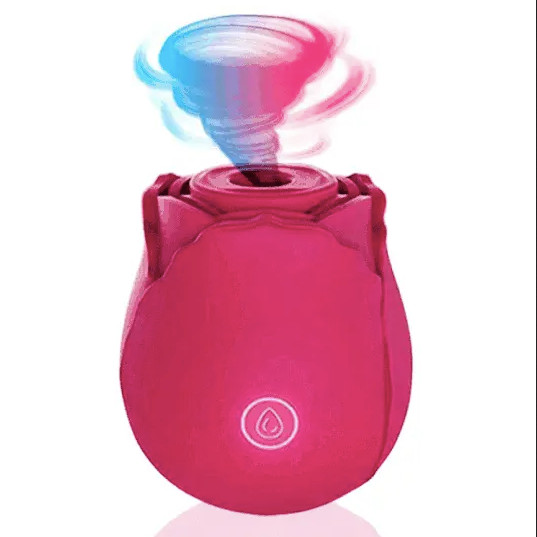 Rose Vibrator Suction function 7 Modes Rechargeable