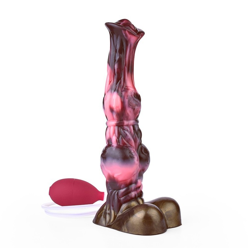 Big Anal Plug Silicone Squirting Penis Knot Ejaculation Dildo Adult Sex Toys gallery