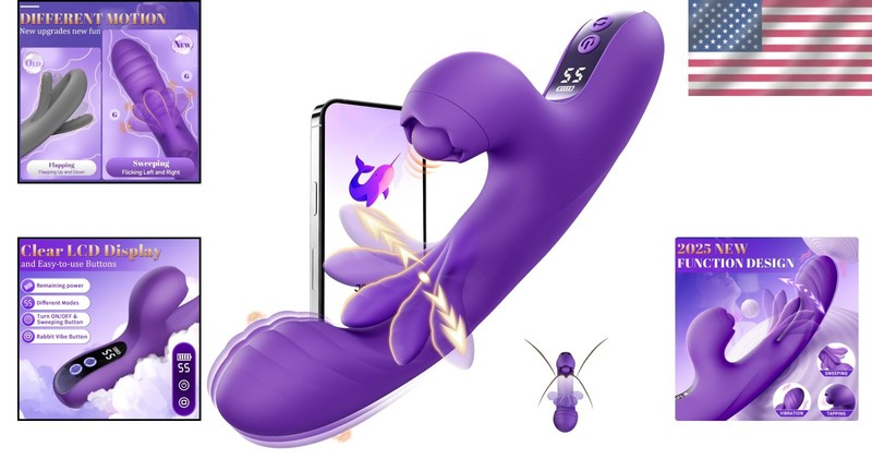 7 Powerful Rabbit Vibrator with LCD Display and 5 Adjustable Vibration Settings gallery