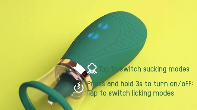 Clitoris Licker Tongue Vibrator Nipple Stimulator Orgasm Vagina Sucking Massager gallery