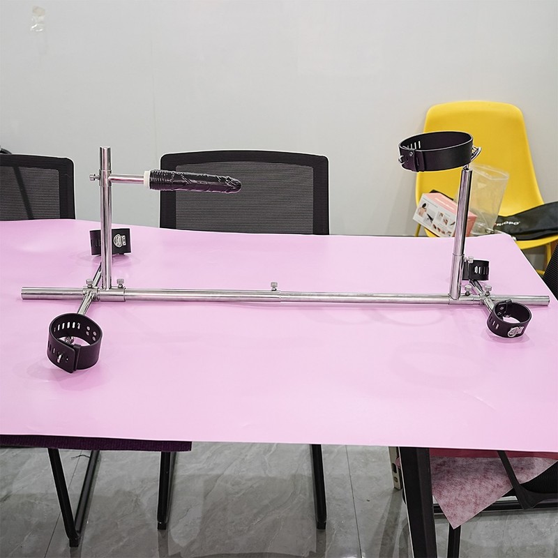 Bondage Sex Frame Torture Set Open Leg Bar Hand+Ankle+Neck Cuffs Slave Toys BDSM
