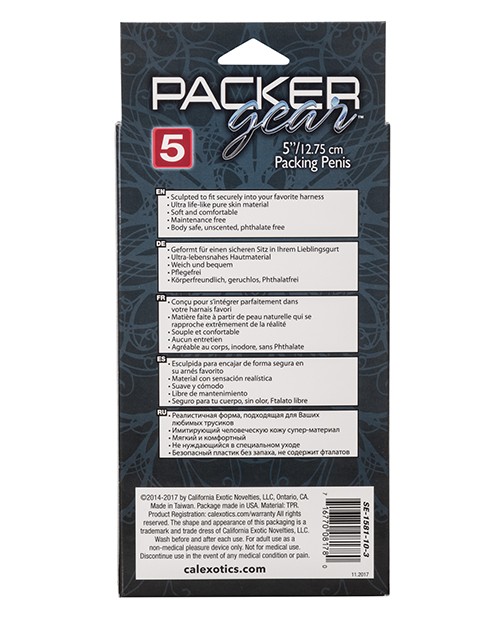Packer Gear 5" Packing Penis - Brown gallery