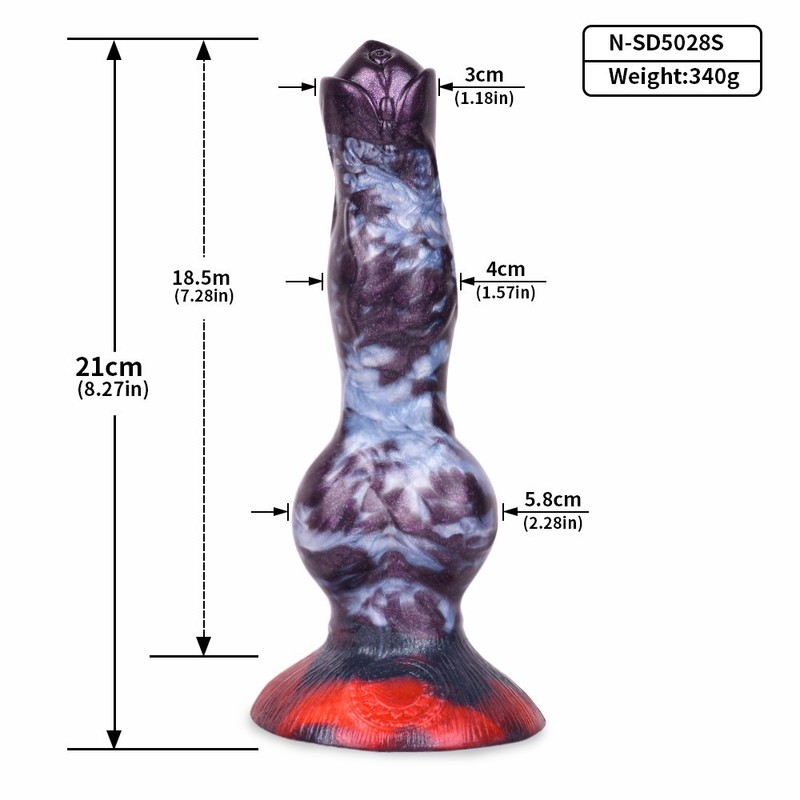 Fantasy Knot Dildo Suction Cup Realistic Silicone Penis Butt Plug Dilator sextoy