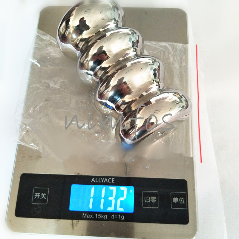 Anal Plug Stainless Steel Solid Trainer Butt Dildo Plug Anus Dilator Sex Toys gallery