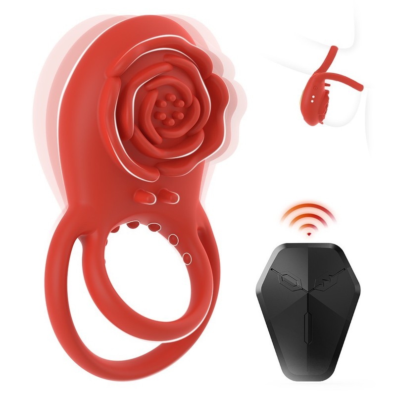Remote Couples Vibrator Penis Ring 8 Modes Clitoral Stimulator Adult Toy gallery