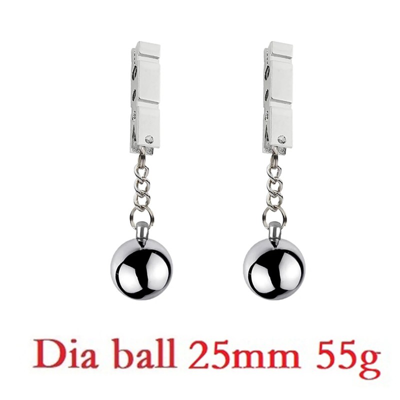 Nipple Clamp Weight Slaves Stimulator Metal Clips Ball Breast Binding Restraint gallery