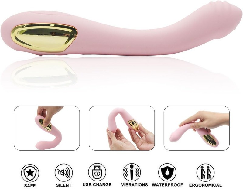 Computer Compact Silent Force-Vibrator USB Cable 10 Speeds Modes Rechargeable gallery