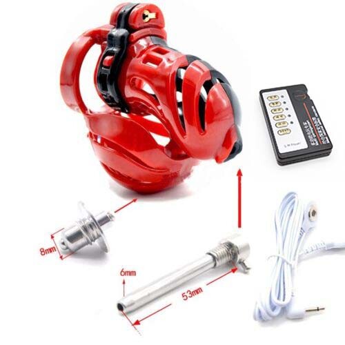 Electric Restraint Chastity Device Cage Shock Lockdown Device Men Cock Cage BDSM