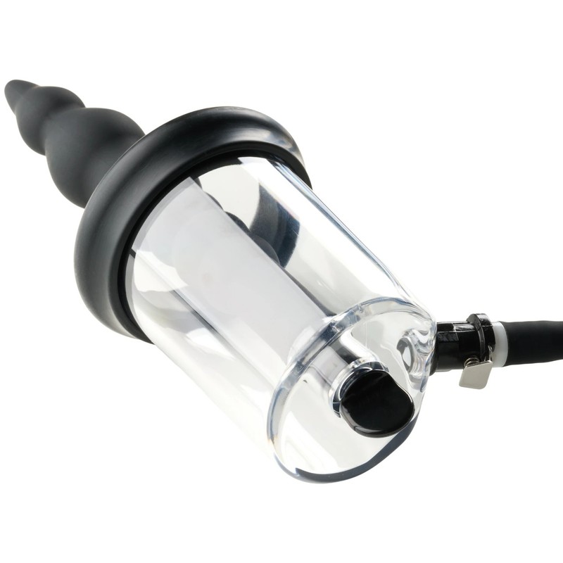 Anal Pump Cylinder with Stimulator Shaft Rosebud Pump Anal Masturbator Sex Toys gallery
