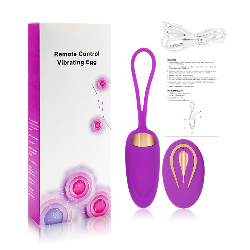 Vibrating Egg Remote Control Wireless G Spot Vibe Clitoris Massager USB Charging gallery
