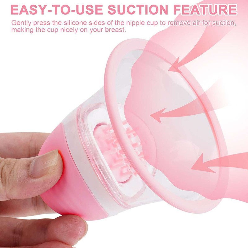 Nipple Enlargement Suction Pump Vacuum Sucker Breast Enhance Massager-Vibrater gallery