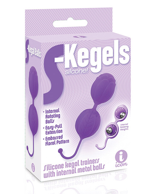 The 9&rsquo;s S-kegels Silicone Balls Purple