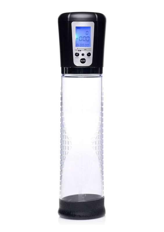 Size Matters 4 Levels Power Suction Penis Pump with Built-In LCD Display