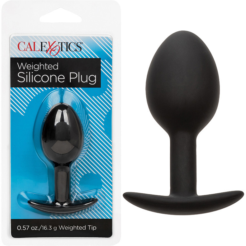Weighted Silicone Plug – Bulbous Ball Shaped Tip Anal Stimulator