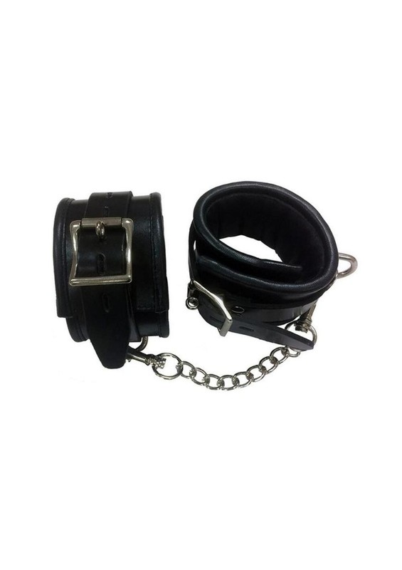 Rouge Padded Leather Adjustable Ankle Cuffs gallery