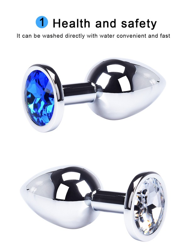 2025 Anal Butt Plug JEWEL STAINLESS Butt Plug Sex Toy For Women Men Couple Gift gallery