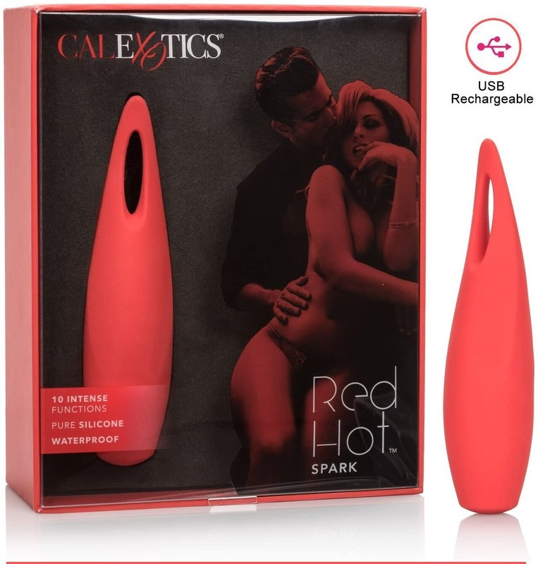 Red Hot Spark Sex Toy for Women USB Rechargeable Silicone Massager Waterproof
