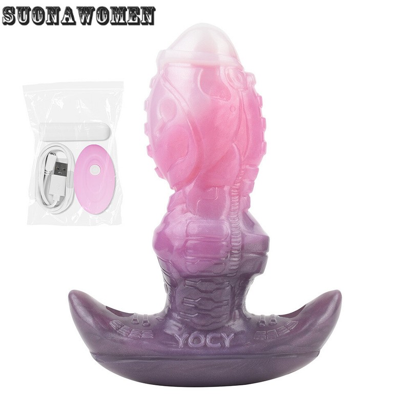 Wearable Anal Plug Vibrating Dildo G-spot Stimulation Fanasty Masturbator Toys gallery