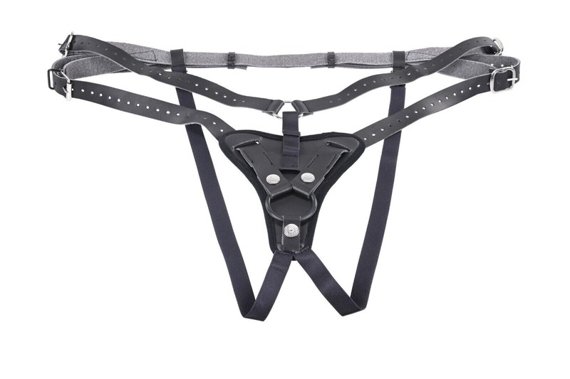 Sportsheets Aurora High Waisted Strap-On Harness Black gallery