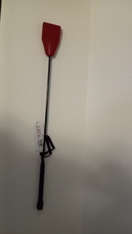 Red Genuine Leather Riding Crop By Rouge RCR1010RD