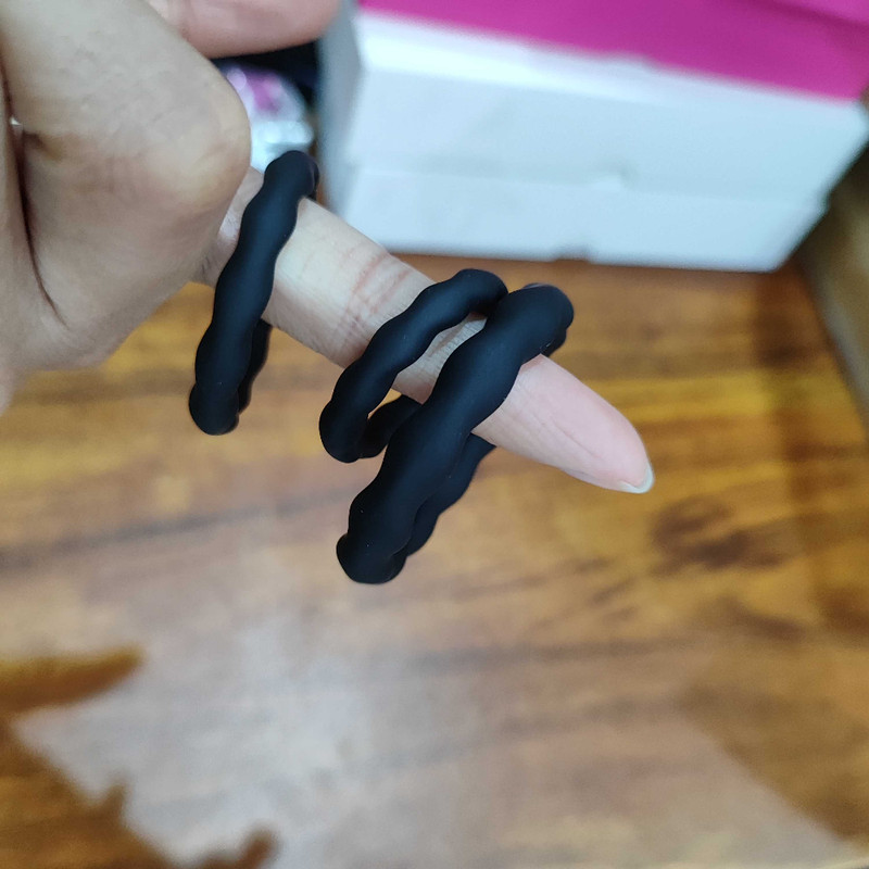 3pcs Cock Rings Super Strong Stretchy Stay Hard Penis Stretcher Enhance Sex Toys gallery