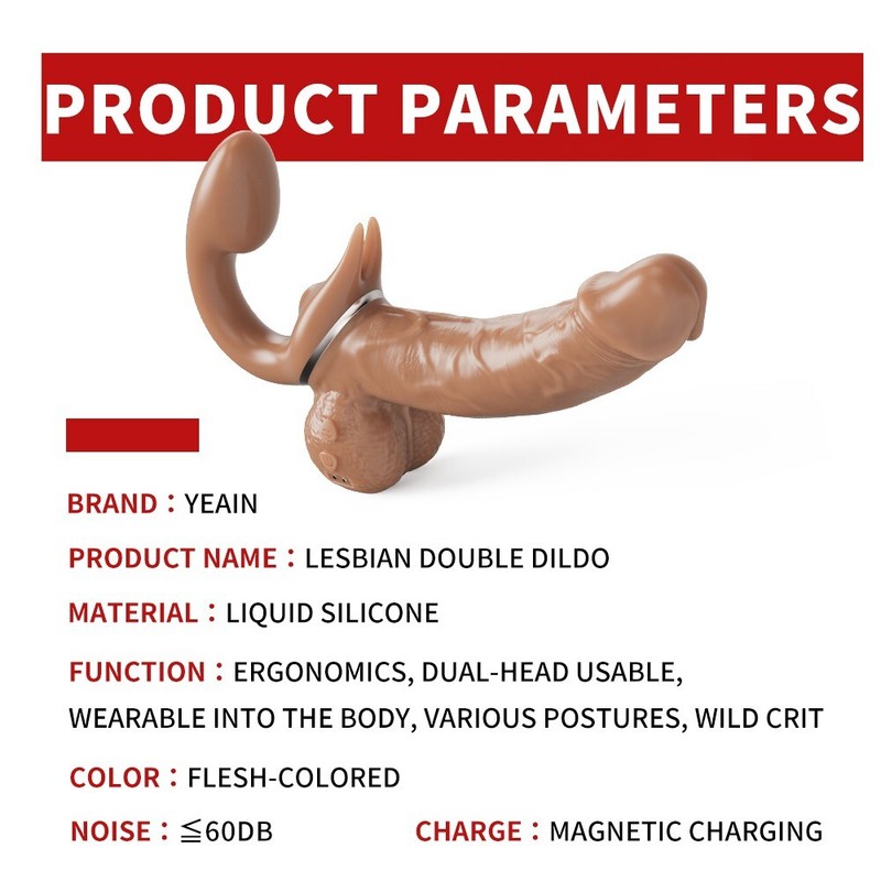 Realistic Thrusting Dildo Strap-on Vibrator G-Spot Massager Sex Toys for Lesbain gallery