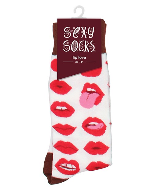 Shots Sexy Socks Lip Love - Female gallery