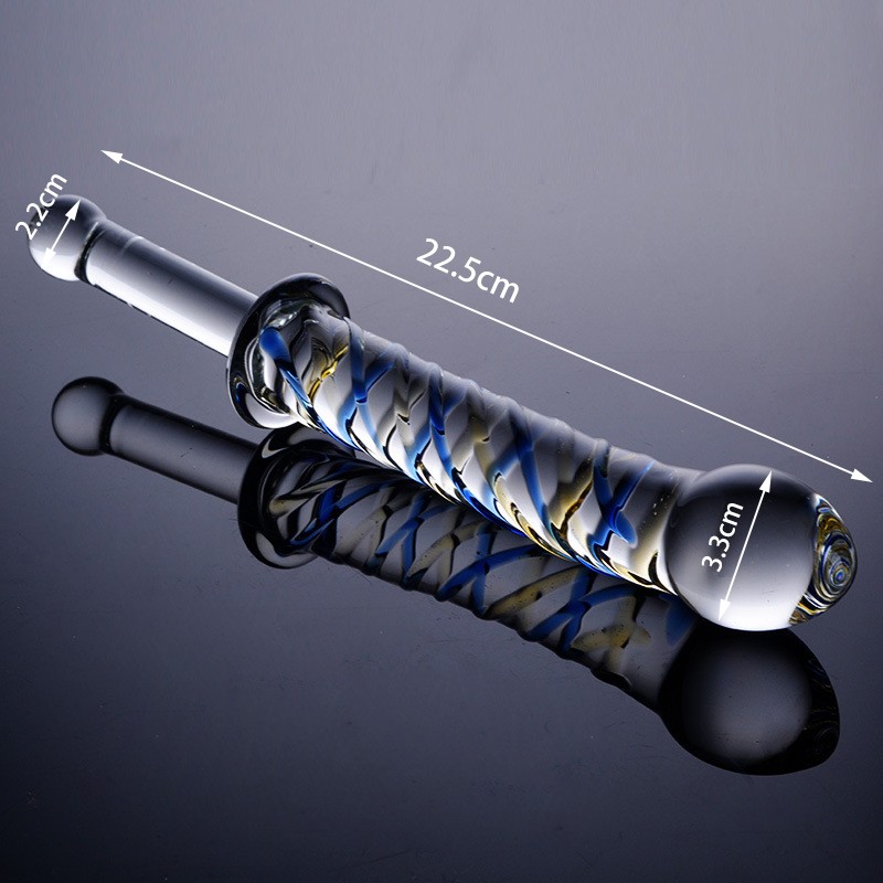 Glass Dildo Clit Vagina Anal Butt Plug G-Spot Massage Sex Toy for Women Men Gift gallery