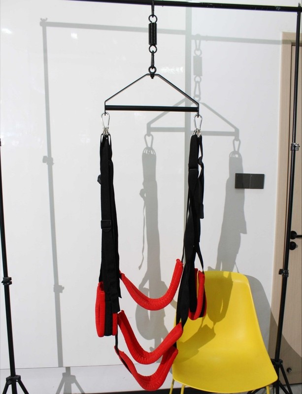 Sex Swing Love Position Aid Sling Hanging 360° Spinning Swivel for Couples BDSM