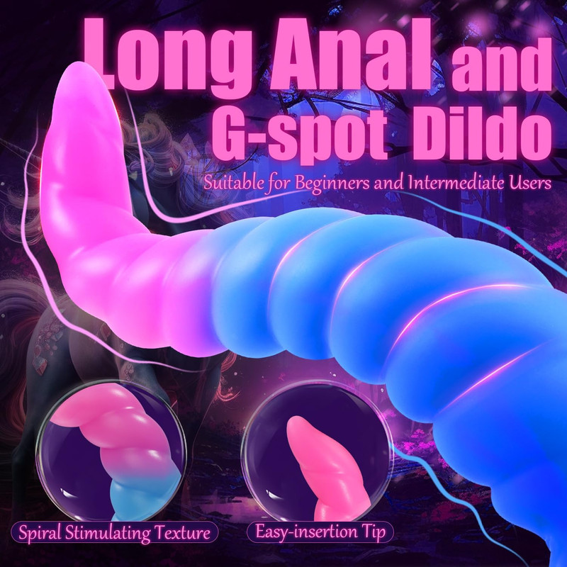 Anal Sex Toys Monster Dildo - 9.4" Long Butt Plug, Anal Toy for G-spot and Prost gallery