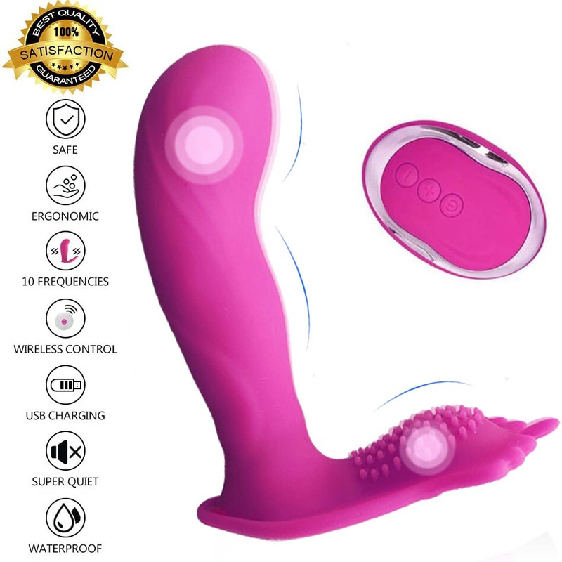 Panties Vibrator Wearable Invisible Dildo Massager Remote Control Women Sex Toys
