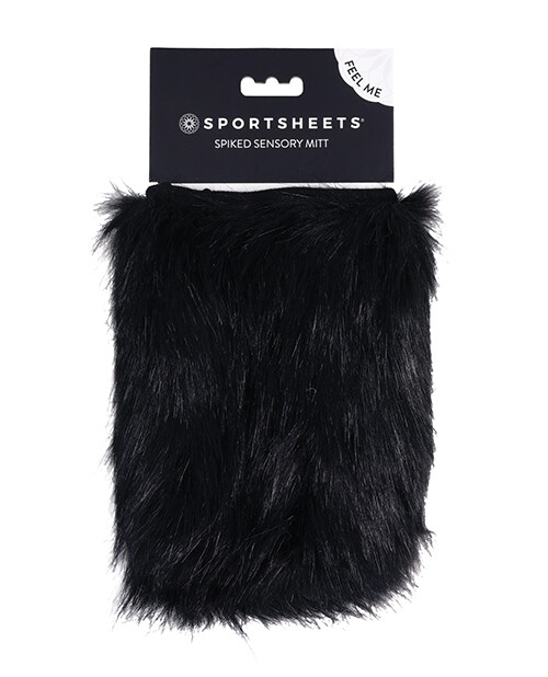 Sportsheets Spiked Sensory Mitts – Black