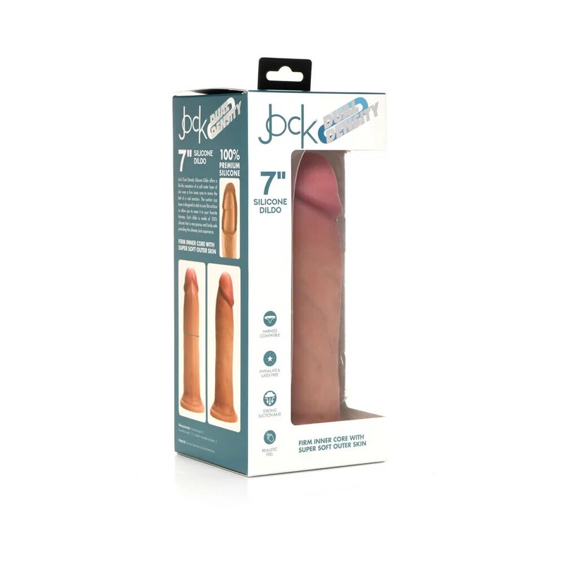 Ultra Realistic Dual Density Silicone Dildo – 7 Inch