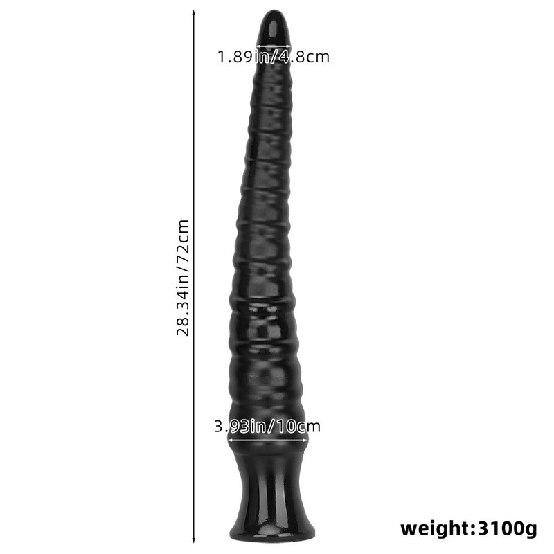 72*10cm Extra-Long Super Large Threaded Anal Plug Masturbation Butt Plug Sex Toy gallery