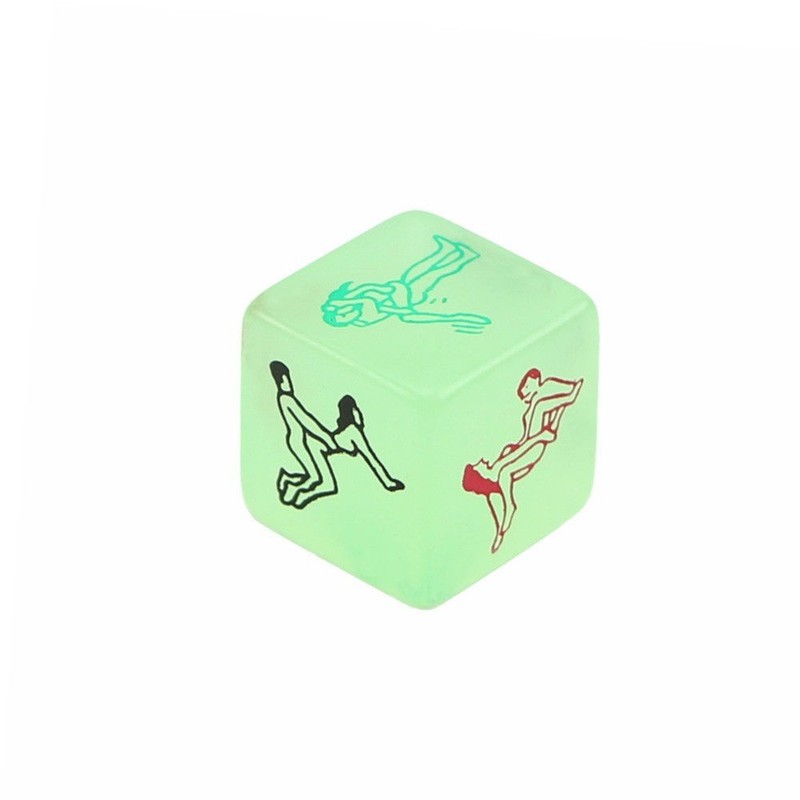 Luminous Glow in the Dark Sex Position Dice Game