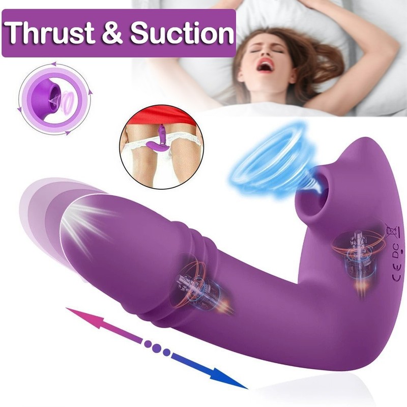 Wearable G-Spot Clit Vibrator Dildo Clitoris Massager Sex Toys for Women Remote