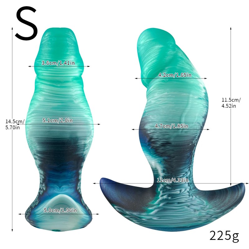 S/M/L Wearable Anal Plug Dildo Anal Masturbator /Trainer /Dilator ButtPlug Dildo