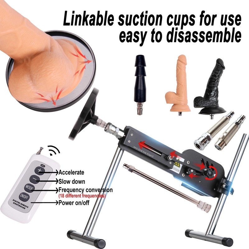 Electric Sex Machine Dildo Love Machine Fuckmachine for Women With 6 Accessories gallery